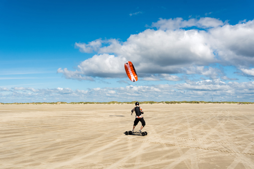 Kitebuggys auf Römö am Sönderstrand