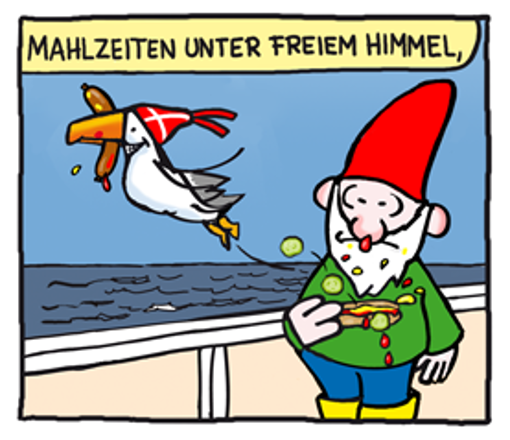 Comic von Gunga: Mahlzeiten unter freiem Himmel
