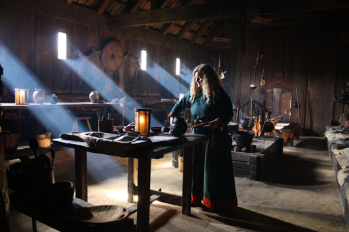 Handwerk im Ribe Wikingercenter