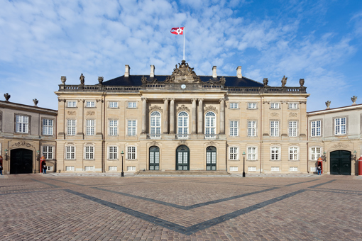 Schloss Amalienborg in Kopenhagen