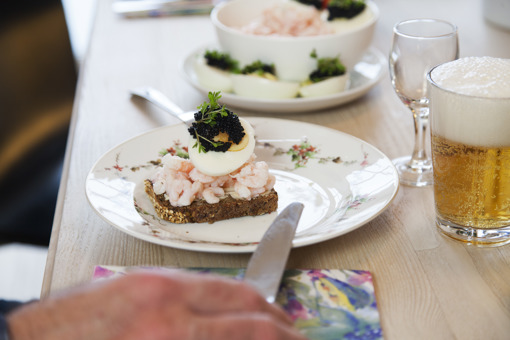 Dänisches Krabbenbrot