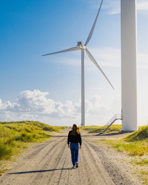 Windräder in Hvide Sande Nordstrand