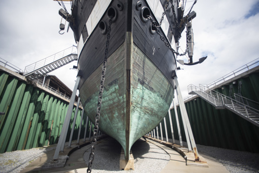 Am Hafen in der Werft