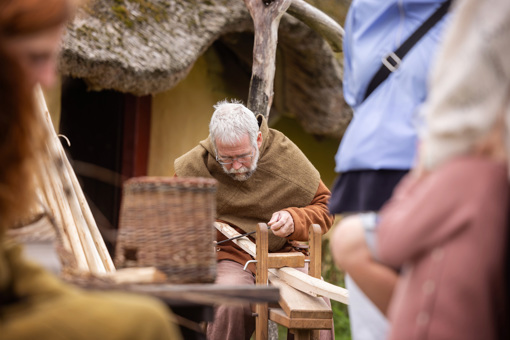 Fyrkats Wikingersiedlung ist in der Saison mit Leben erfüllt