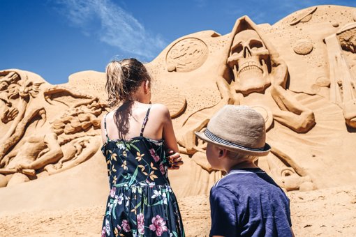 Sandskulpturenfestival in Søndervig 