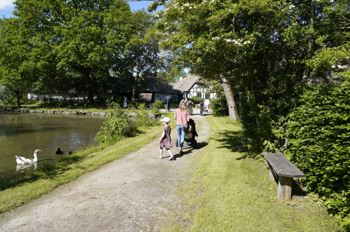 Familie im Den Fynske Landsby