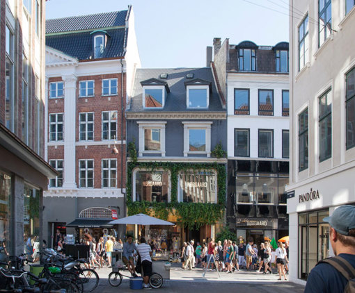 Fußgängerpassage Strøget in Kopenhagen