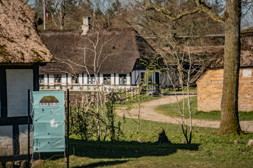 Blick ins Freilichtmuseum Hjerl Hede