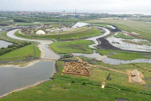 Das Gelände des Freizeitparks Naturkraft