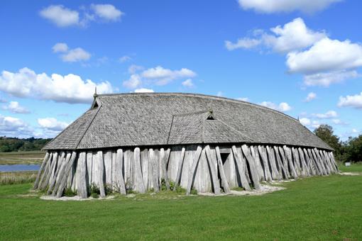 Rekonstruiertes Langhaus von Fyrkat