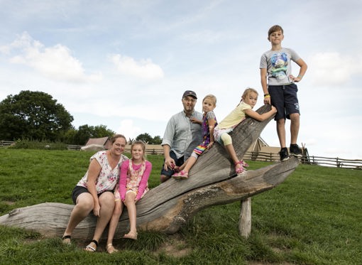 Familie in Sagnlandet Lejre