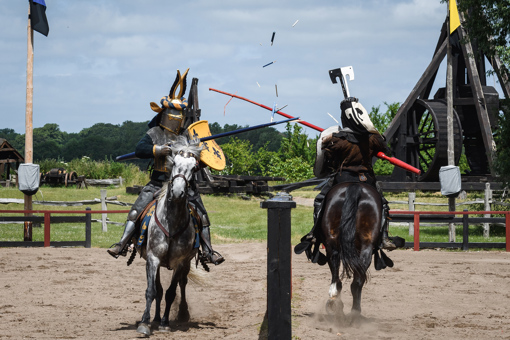 Ritter im Mittelalterzentrum auf Falster
