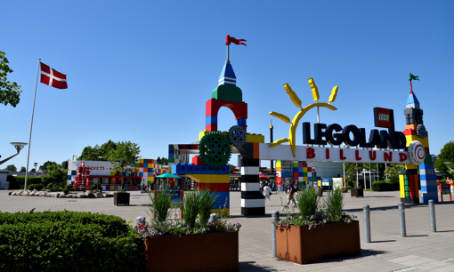 Eingang zum Legoland in Dänemark