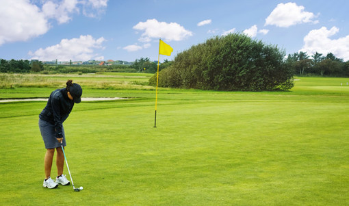 Golfplatz in Houvig