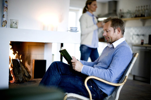 Hygge im Ferienhaus mit Kamin