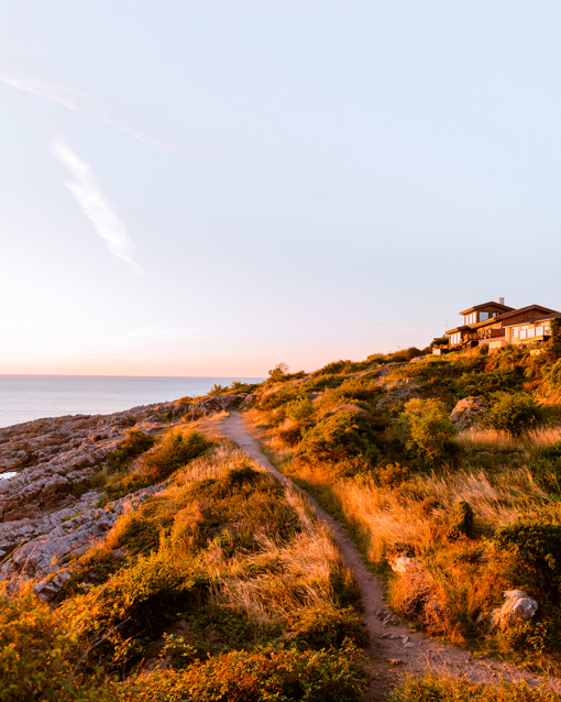 Das einzigartige Licht Bornholms an der Küste Gudhjems