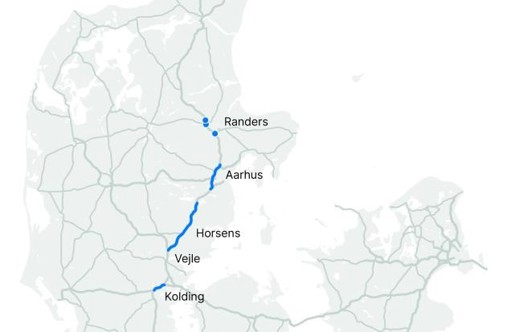 Ausbau der E45 in Dänemark