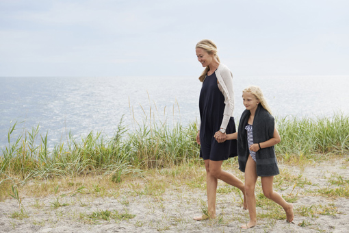 Strandspaziergang an der Ostsee Dänemarks