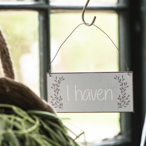 I haven Schild von Ib Laursen