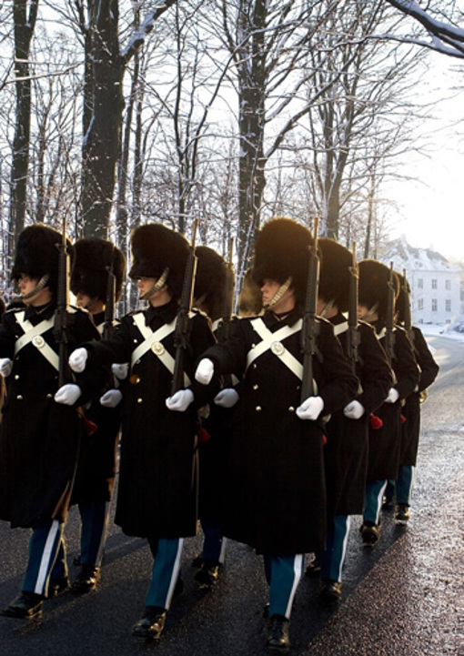 Wachablösung der königlichen Garde